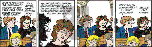 Doonesbury - Wednesday October 17, 2001 Comic Strip