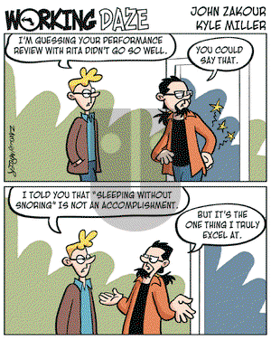 Working Daze on Tuesday July 5, 2005 Comic Strip