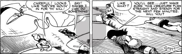 Alley Oop on Thursday May 27, 1976 Comic Strip