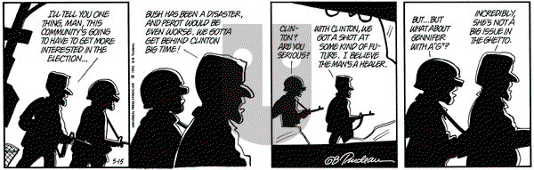 Doonesbury on Friday May 15, 1992 Comic Strip