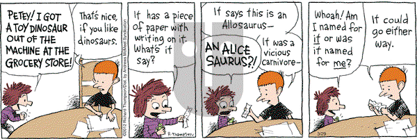 Cul de Sac on Wednesday March 29, 2017 Comic Strip