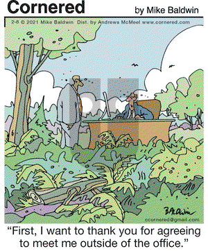 Cornered on Monday February 8, 2021 Comic Strip