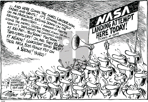 Pat Oliphant on Wednesday March 29, 2000 Comic Strip