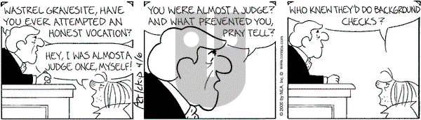 The Born Loser on Monday May 15, 2000 Comic Strip