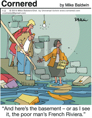 Cornered on Saturday January 3, 2015 Comic Strip