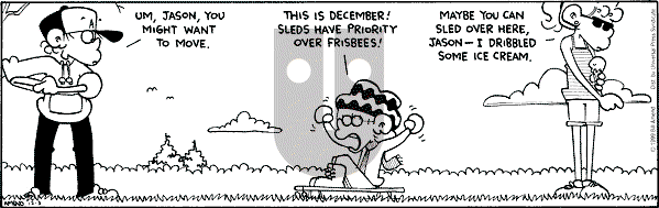 FoxTrot on Friday December 3, 1999 Comic Strip