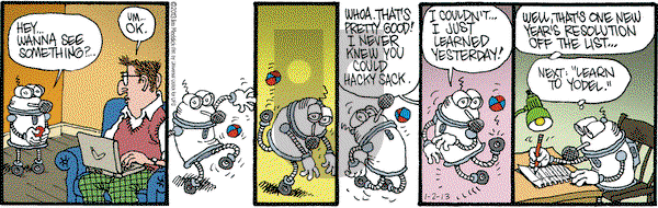 Monty on Wednesday January 2, 2013 Comic Strip