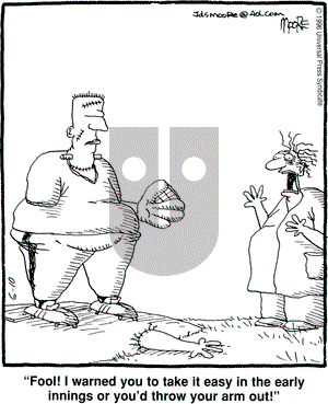 In the Bleachers on Monday June 10, 1996 Comic Strip