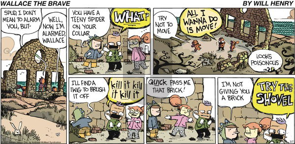 Wallace the Brave on Sunday March 7, 2021 Comic Strip
