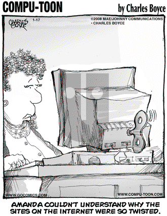 Compu-toon on Thursday January 17, 2008 Comic Strip