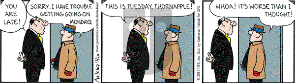 The Born Loser on Tuesday December 20, 2016 Comic Strip