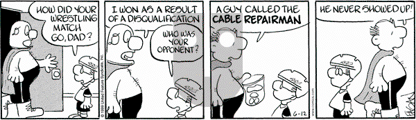 Drabble on Saturday June 12, 1999 Comic Strip