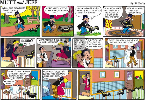 Mutt & Jeff - Sunday July 31, 2022 Comic Strip