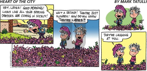 Heart of the City on Sunday April 17, 2016 Comic Strip