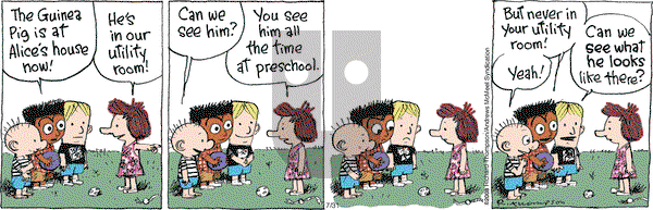 Cul de Sac on Monday July 31, 2017 Comic Strip