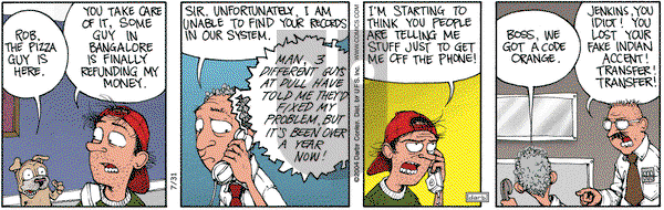 Get Fuzzy on Saturday July 31, 2004 Comic Strip