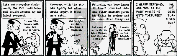 FoxTrot on Thursday February 1, 2001 Comic Strip