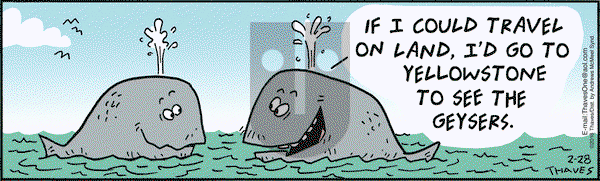 Frank and Ernest on Wednesday February 28, 2018 Comic Strip