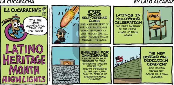 La Cucaracha on Sunday September 17, 2017 Comic Strip