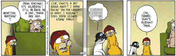 Get Fuzzy on Thursday April 5, 2007 Comic Strip