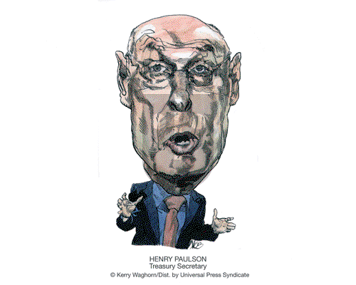 Faces in the News by Kerry Waghorn on Wednesday October 8, 2008 Comic Strip
