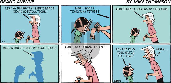 Grand Avenue on Sunday August 6, 2023 Comic Strip