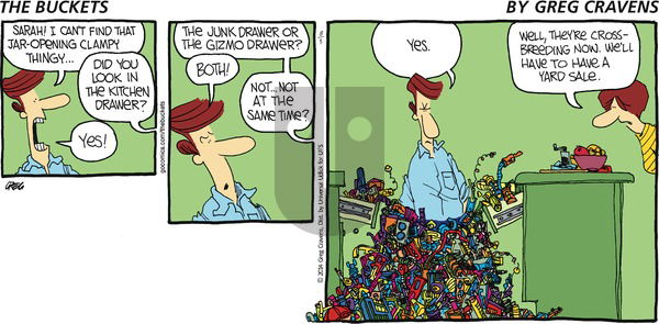 The Buckets on Sunday August 3, 2014 Comic Strip
