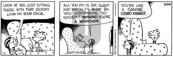 Grand Avenue on Monday July 2, 2001 Comic Strip