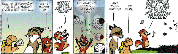 Over the Hedge on Saturday September 5, 2009 Comic Strip