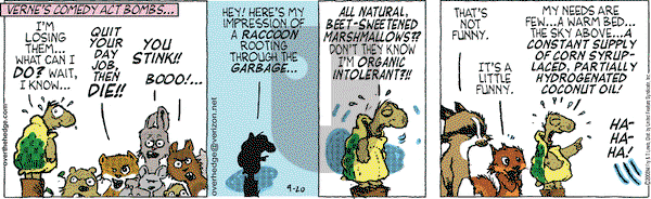 Over the Hedge on Saturday September 20, 2008 Comic Strip