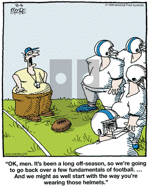 In the Bleachers on Friday August 6, 1999 Comic Strip