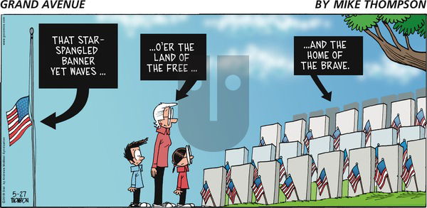 Grand Avenue on Sunday May 27, 2018 Comic Strip