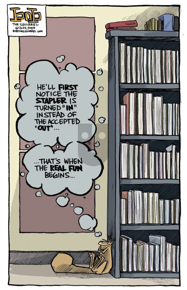 Bob the Squirrel on Sunday May 25, 2025 Comic Strip