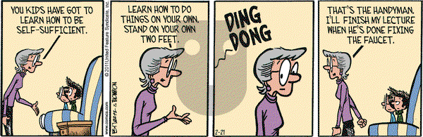 Grand Avenue on Monday February 21, 2011 Comic Strip