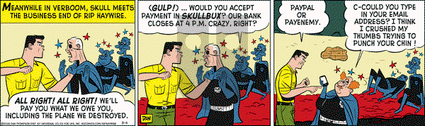 Rip Haywire on Friday March 4, 2016 Comic Strip