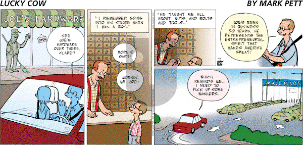 Lucky Cow on Sunday August 26, 2007 Comic Strip