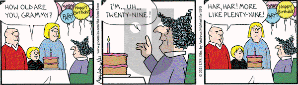 The Born Loser on Thursday January 21, 2021 Comic Strip