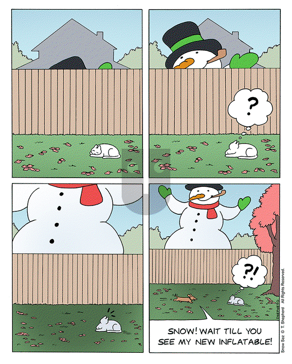 Snow Sez on Monday November 18, 2024 Comic Strip