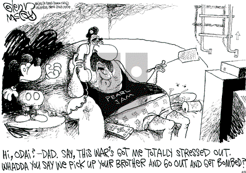 Glenn McCoy on Tuesday April 8, 2003 Comic Strip