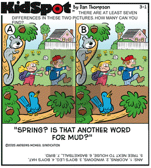 KidSpot on Saturday March 1, 2025 Comic Strip