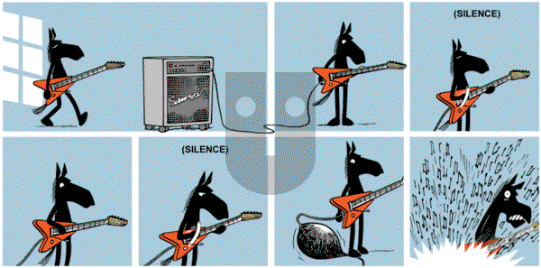 Dark Side of the Horse - Wednesday April 16, 2014 Comic Strip