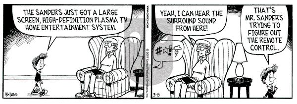 Grand Avenue on Thursday March 8, 2007 Comic Strip