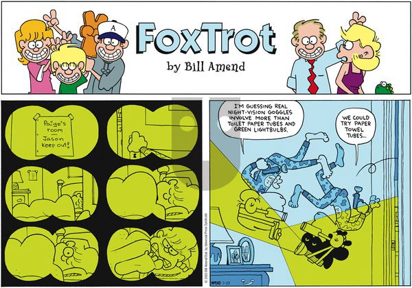 FoxTrot on Sunday March 23, 2003 Comic Strip