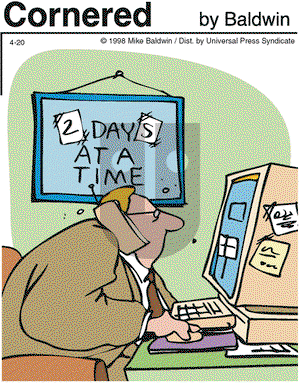 Cornered on Monday April 20, 1998 Comic Strip