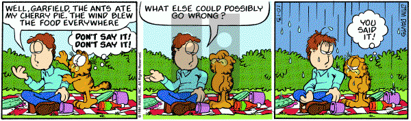 Garfield on Saturday October 13, 1984 Comic Strip