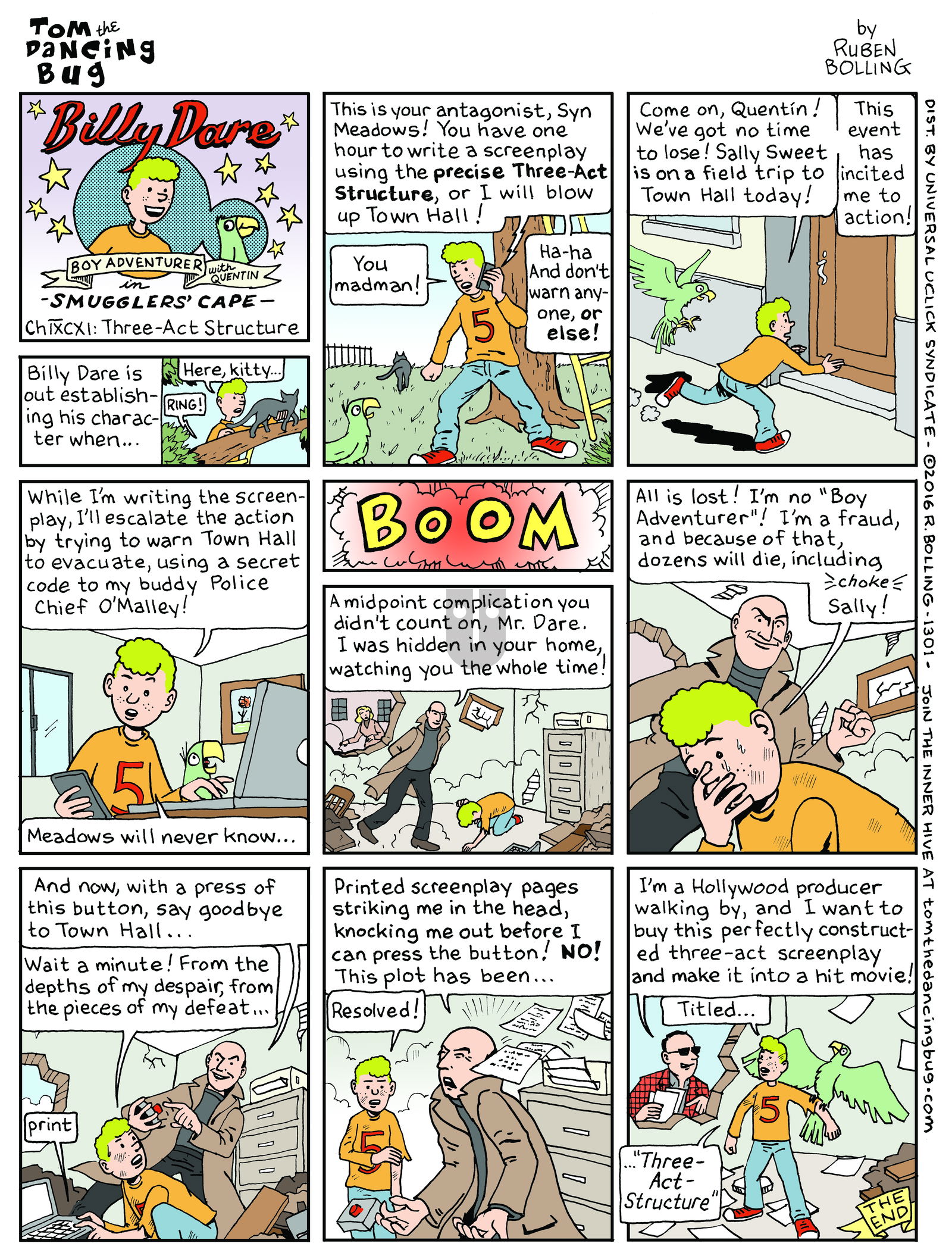 Tom the Dancing Bug on Monday August 15, 2016 Comic Strip
