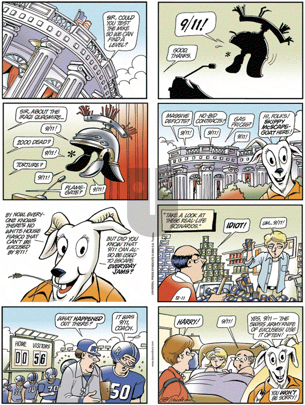 Doonesbury - Sunday December 11, 2005 Comic Strip
