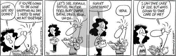 Baby Blues on Tuesday September 25, 1990 Comic Strip