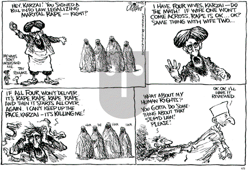 Pat Oliphant on Thursday April 9, 2009 Comic Strip