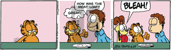 Garfield on Wednesday June 25, 2008 Comic Strip